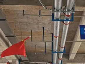 秦都管廊支架的安装方法
